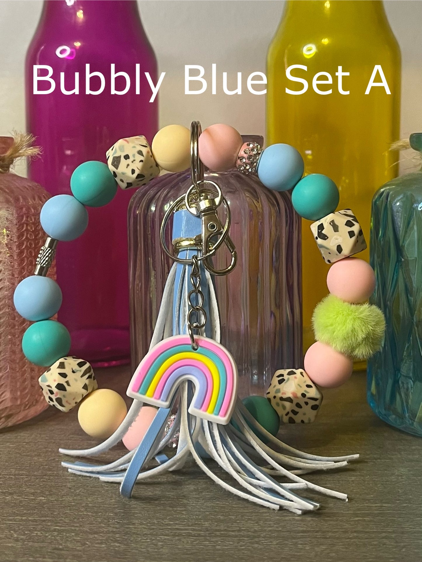Bubbly Blue Wristlet Sets