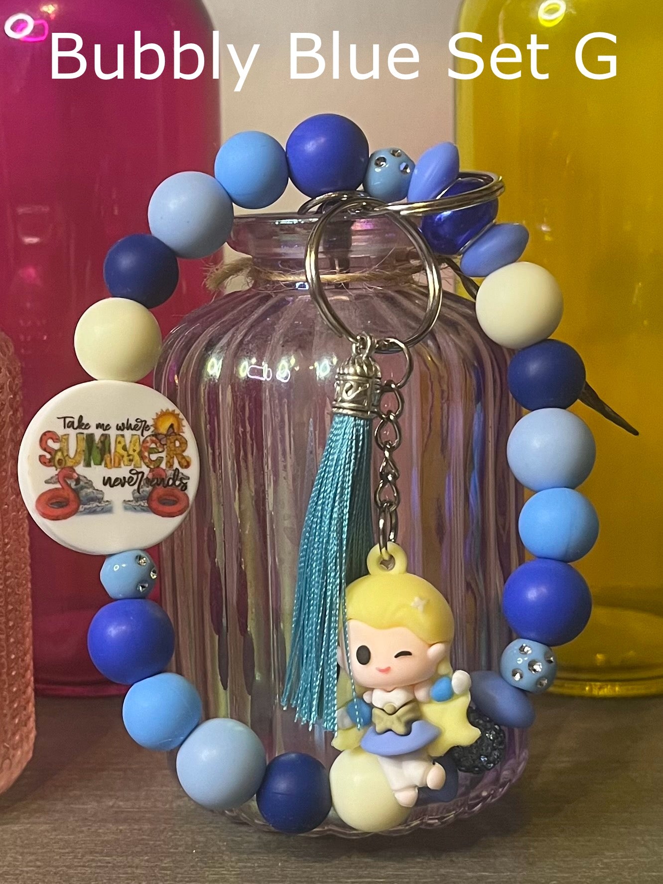 Bubbly Blue Wristlet Sets