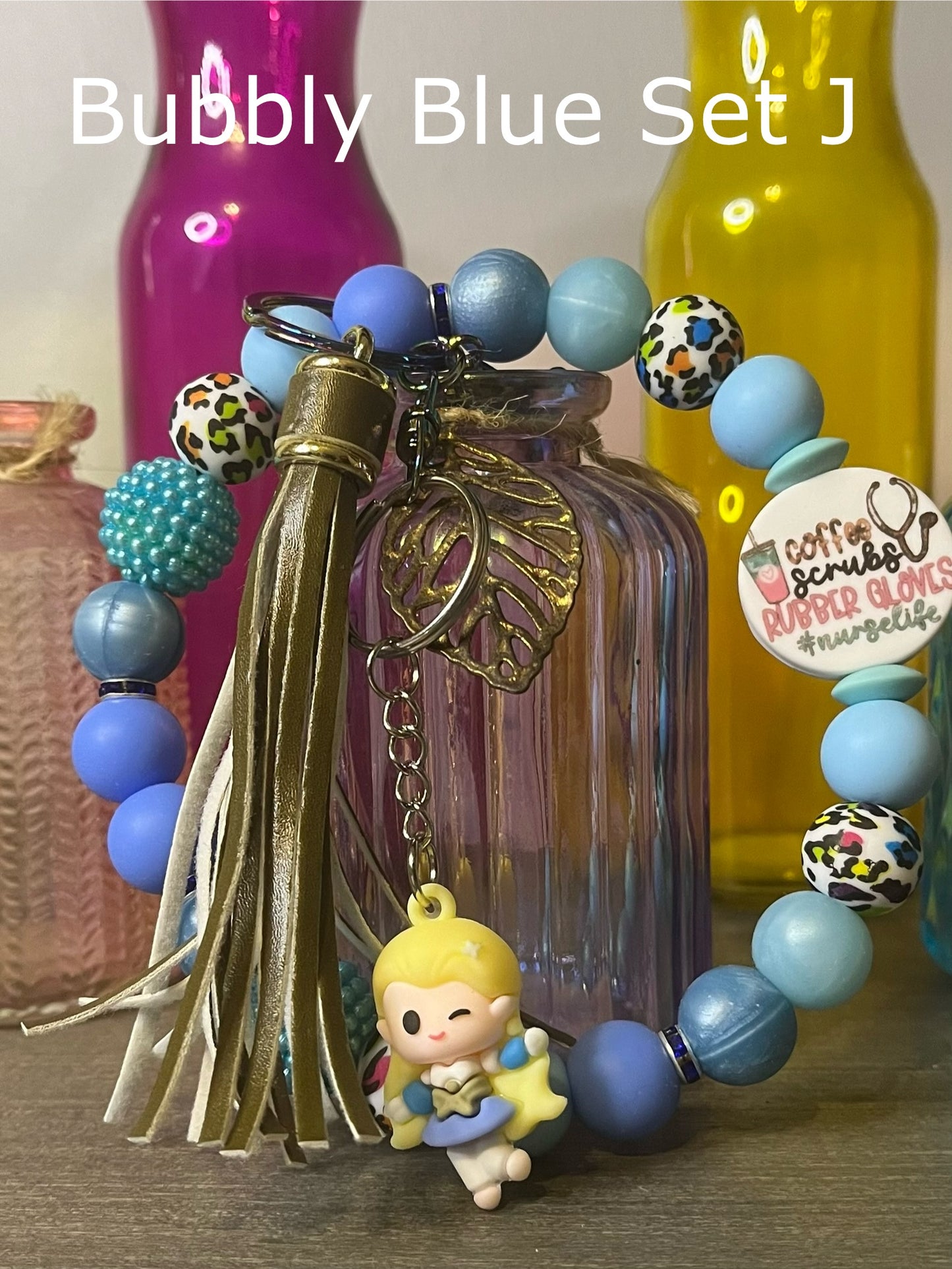 Bubbly Blue Wristlet Sets