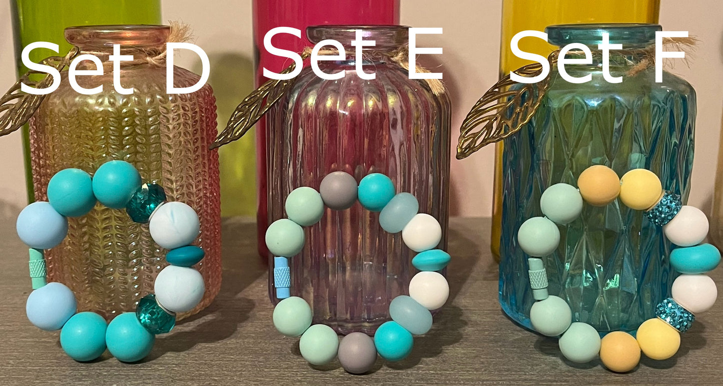 Totally Teal Cup Charms