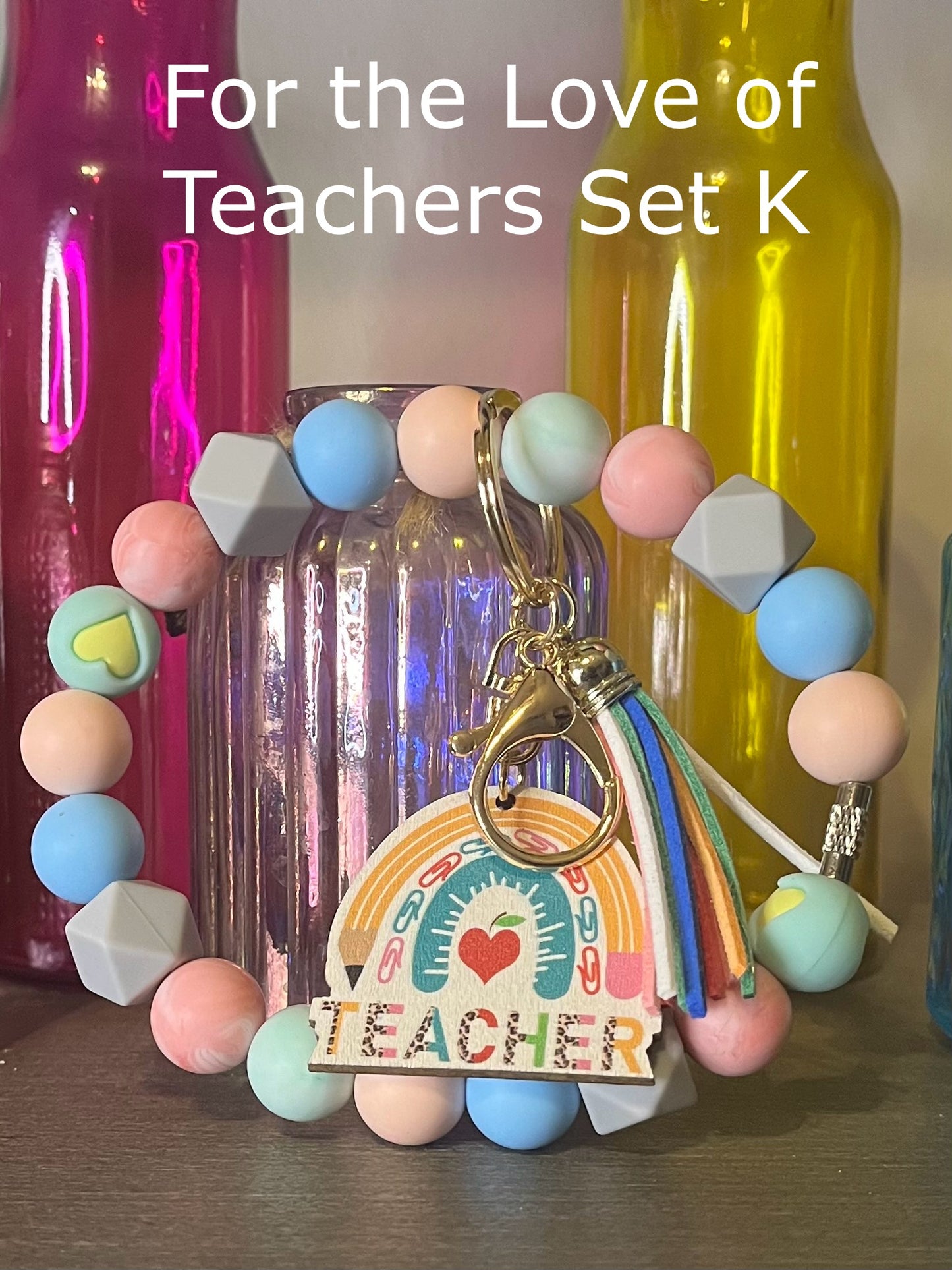 For the Love of Teachers Wristlet Sets