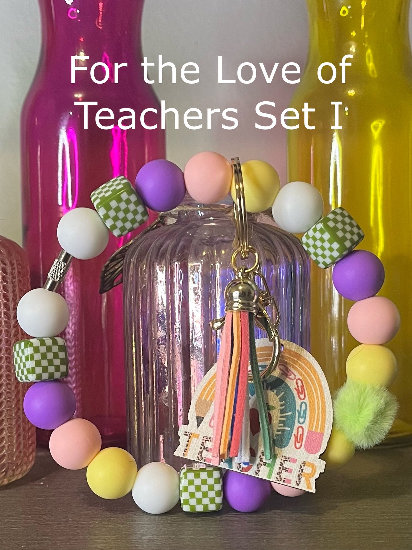 For the Love of Teachers Wristlet Sets