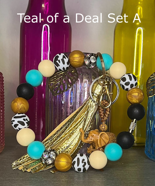 Teal of a Deal Wristlet Sets