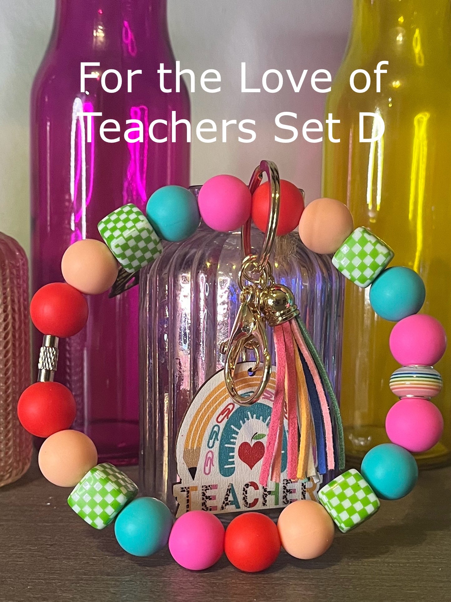 For the Love of Teachers Wristlet Sets