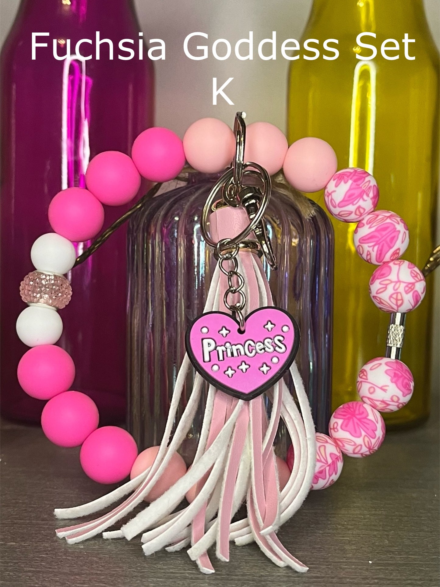 Fuchsia Goddess Wristlet Sets