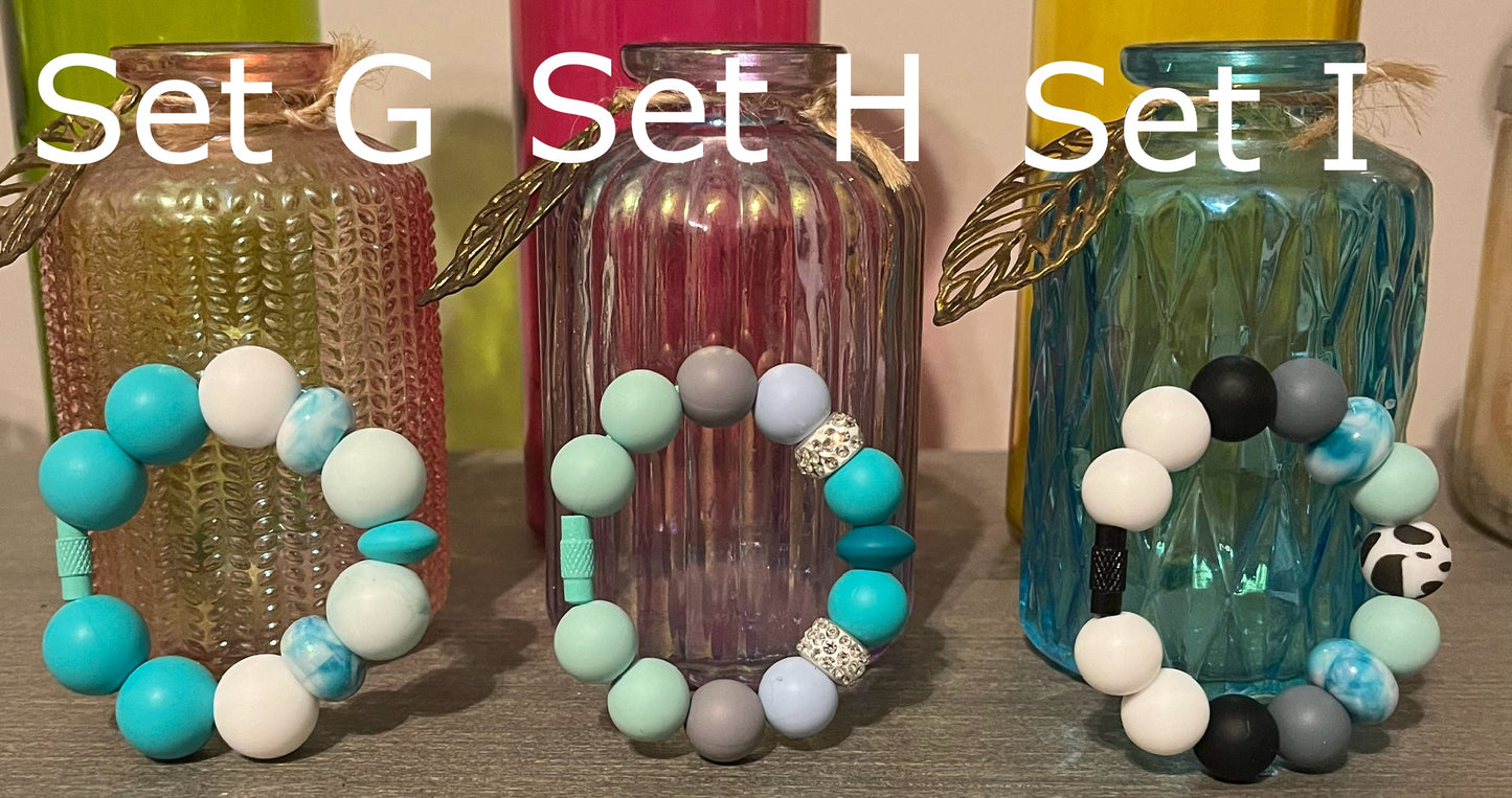Totally Teal Cup Charms