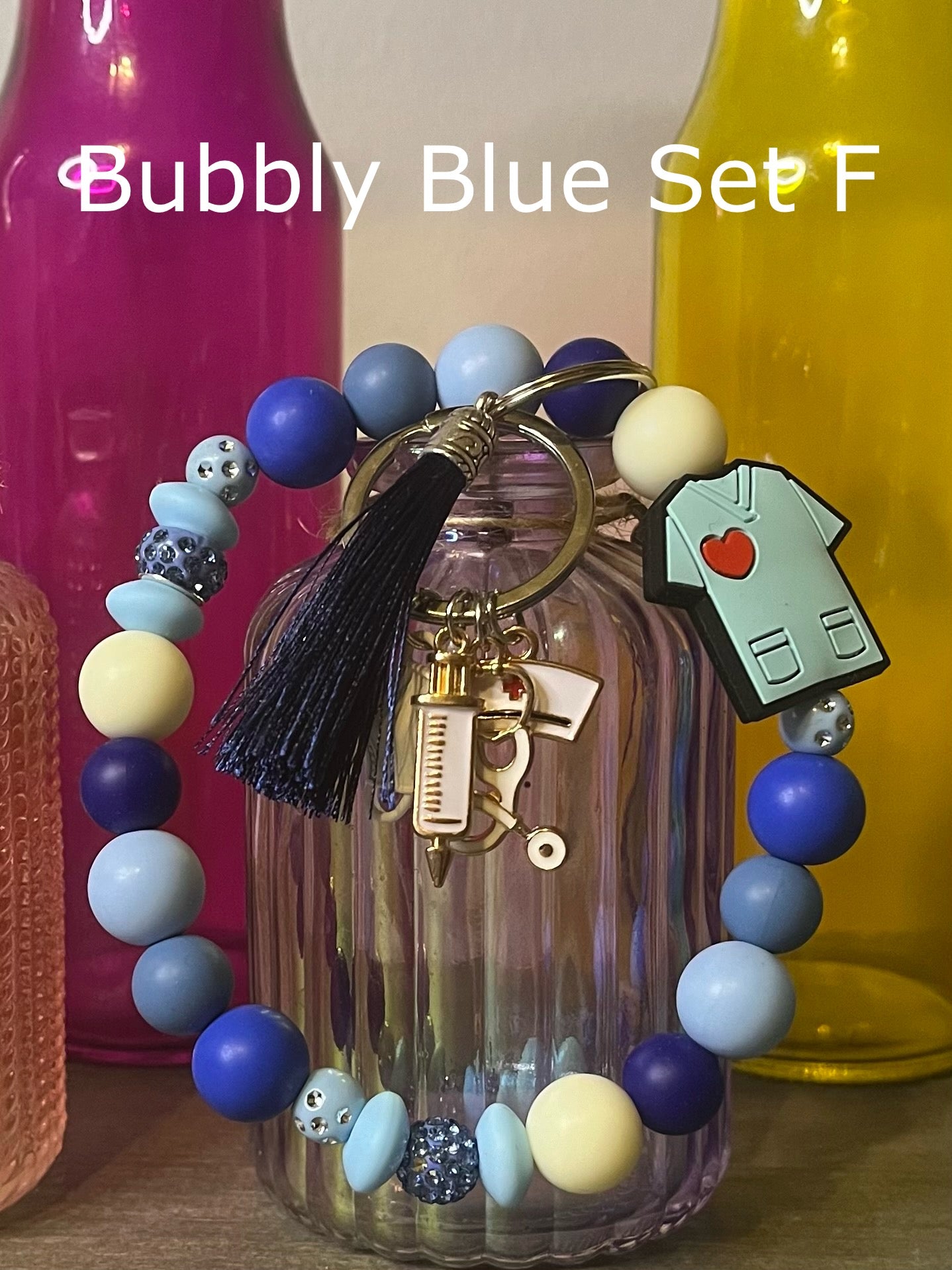 Bubbly Blue Wristlet Sets