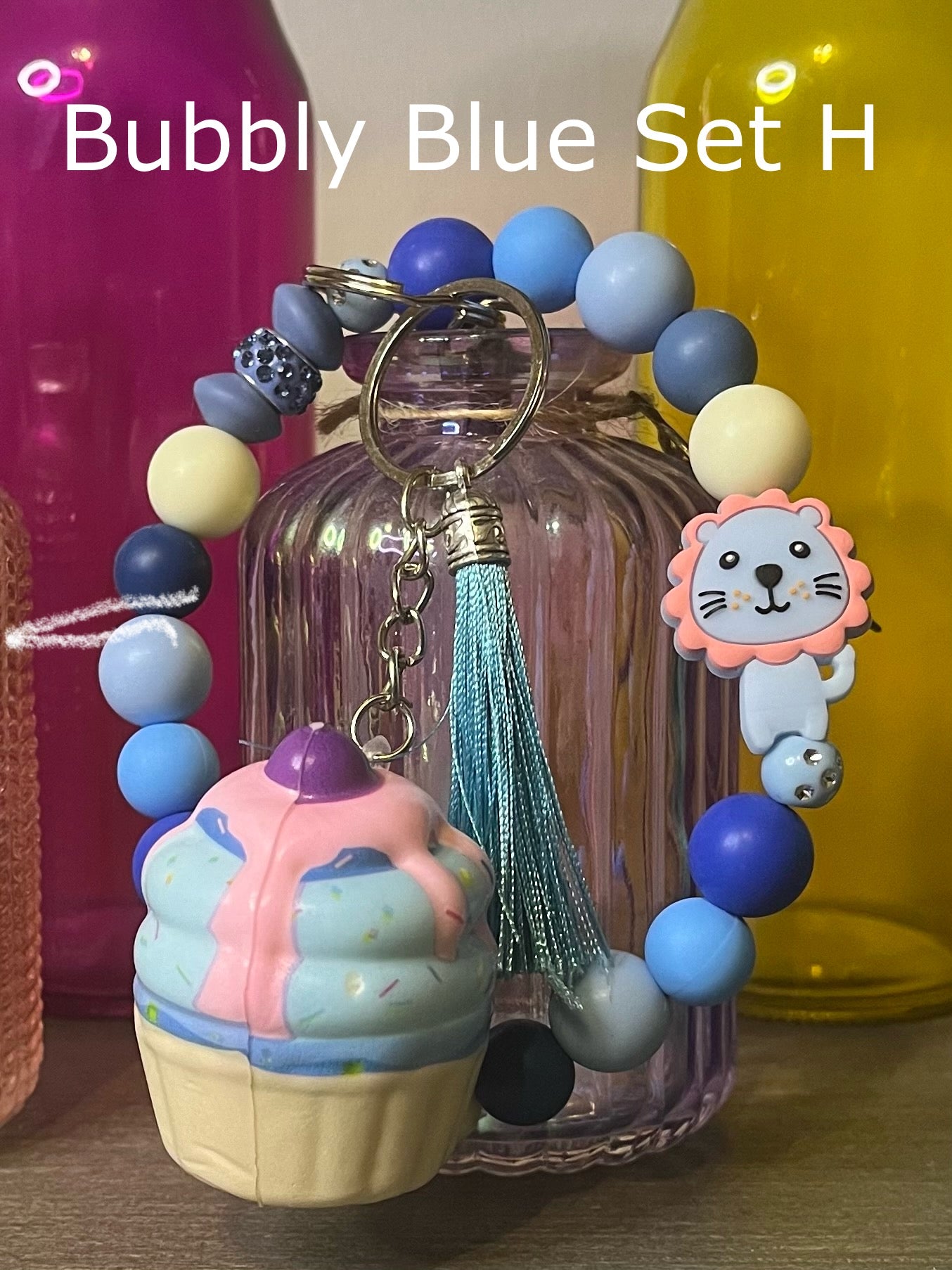 Bubbly Blue Wristlet Sets